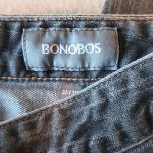 Slim Straight - Bonobos Faded Black Jeans